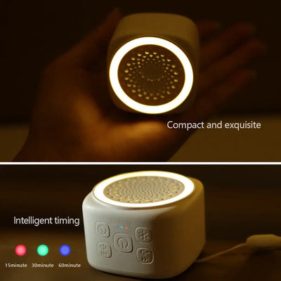 Portable Baby White Noise Machine with RGB Lighting
