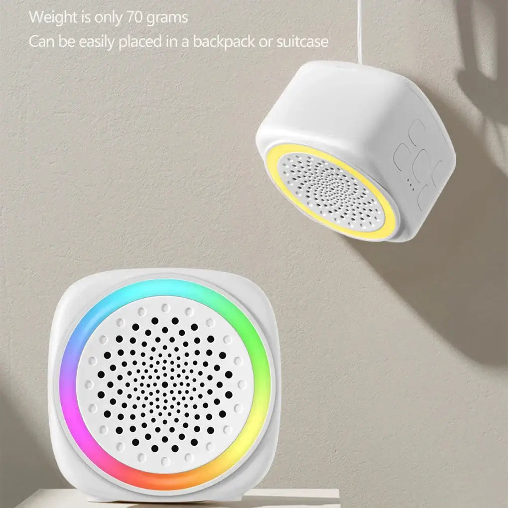 Portable Baby White Noise Machine with RGB Lighting