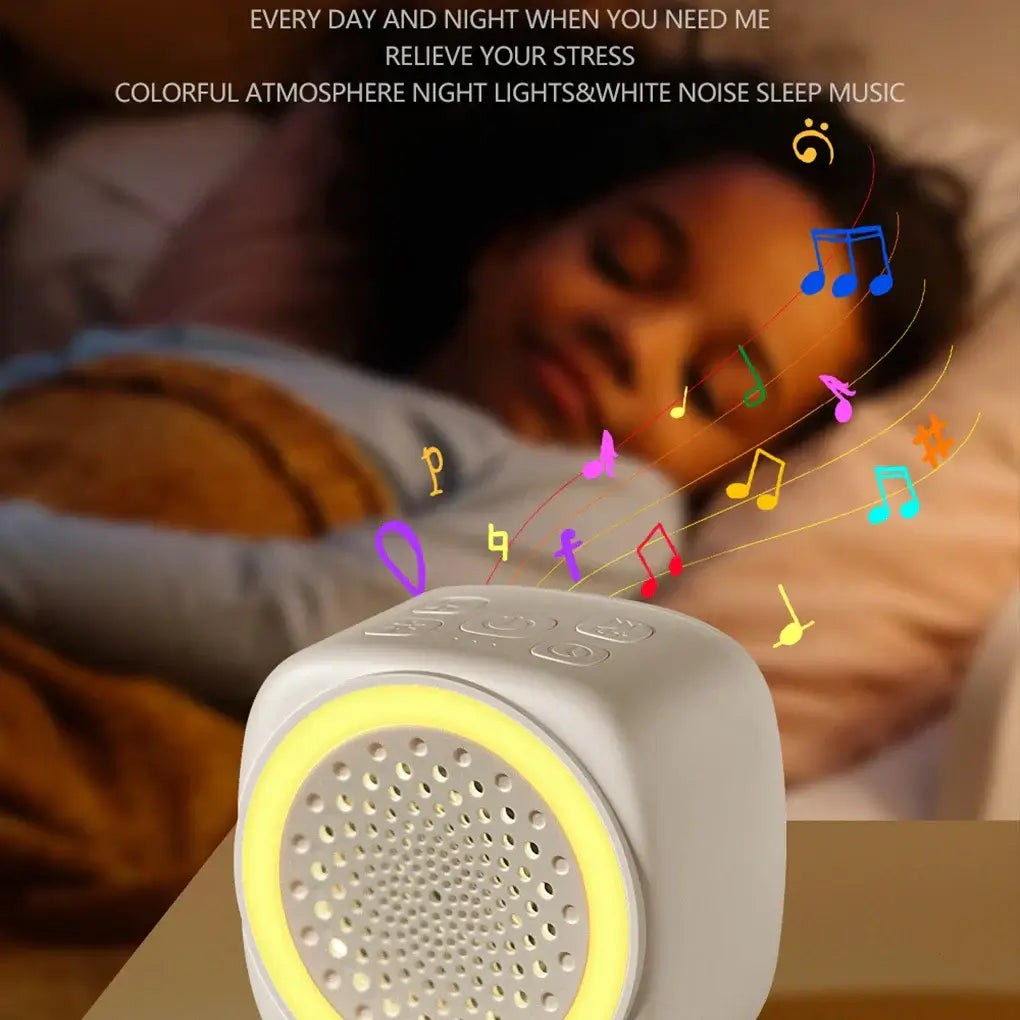 Portable Baby White Noise Machine with RGB Lighting
