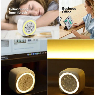 Portable Baby White Noise Machine with RGB Lighting