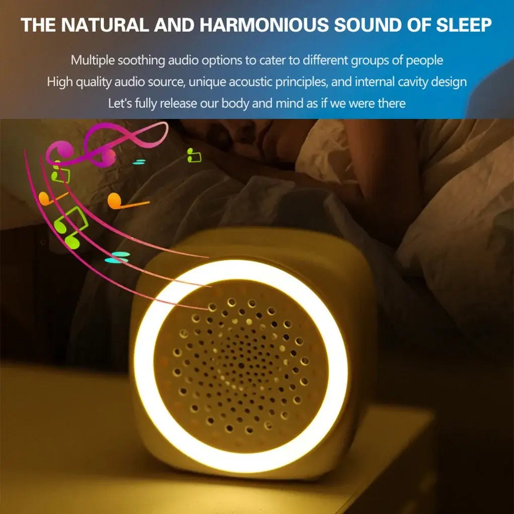 Portable Baby White Noise Machine with RGB Lighting