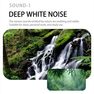 Portable Baby White Noise Machine with RGB Lighting